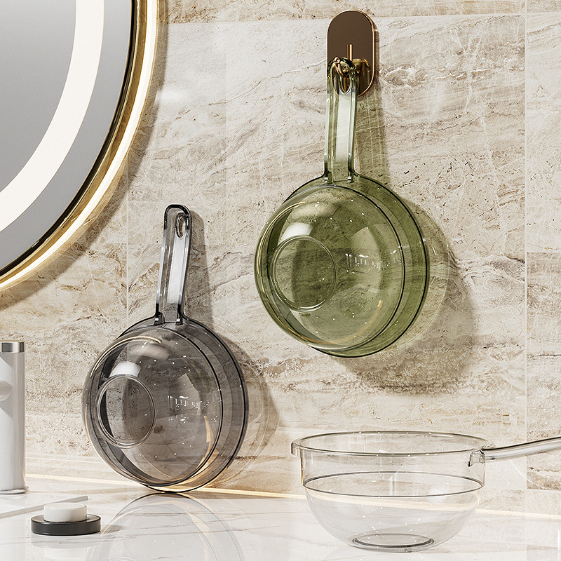 Хозяйственная пластиковая ложка для воды, утолщенная прозрачная ложка, вешаемая пластиковая ложка, большая ложка для шампуня