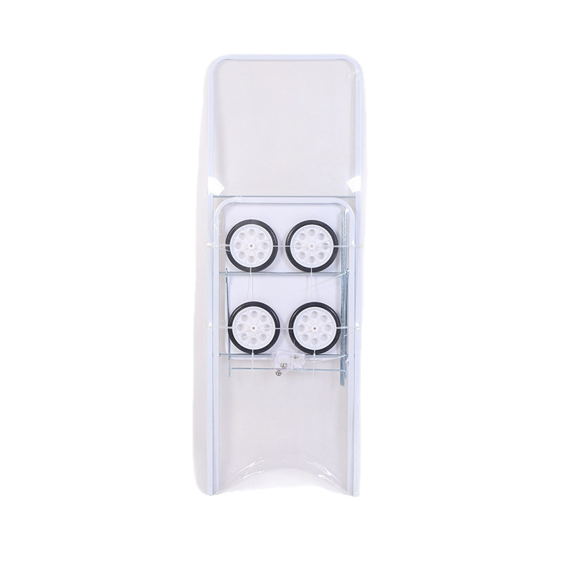 Courtyard drying rack floor folding can push outdoor indoor telescopic mobile foldable drying rack laundry cart