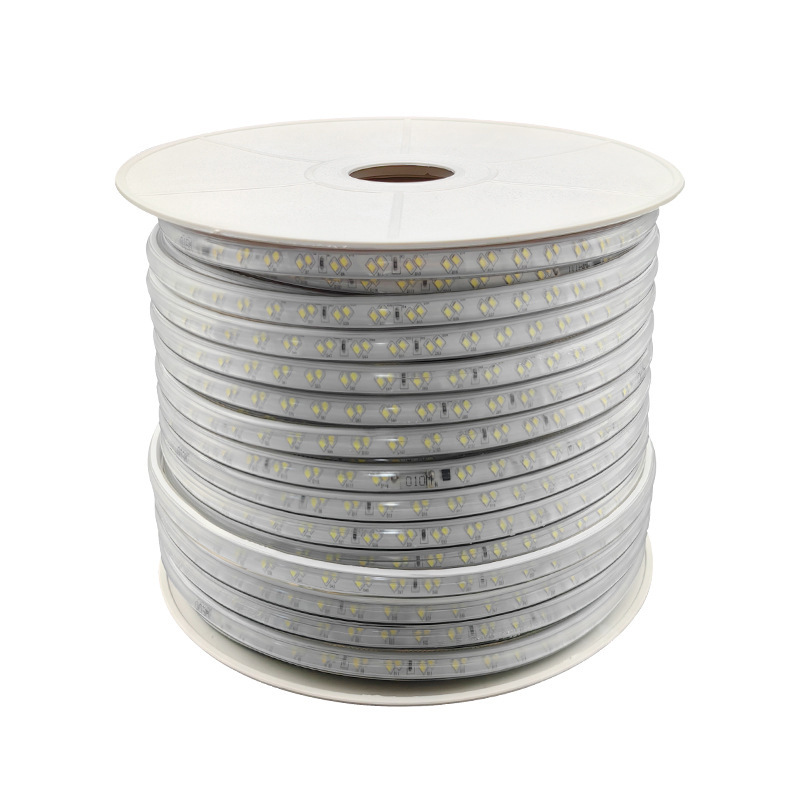 24V-36Vled Light Strip Outdoor Waterproof Super Bright Engineering Tunnel Light Strip Basement Shipyard Silicone Soft Light Strip