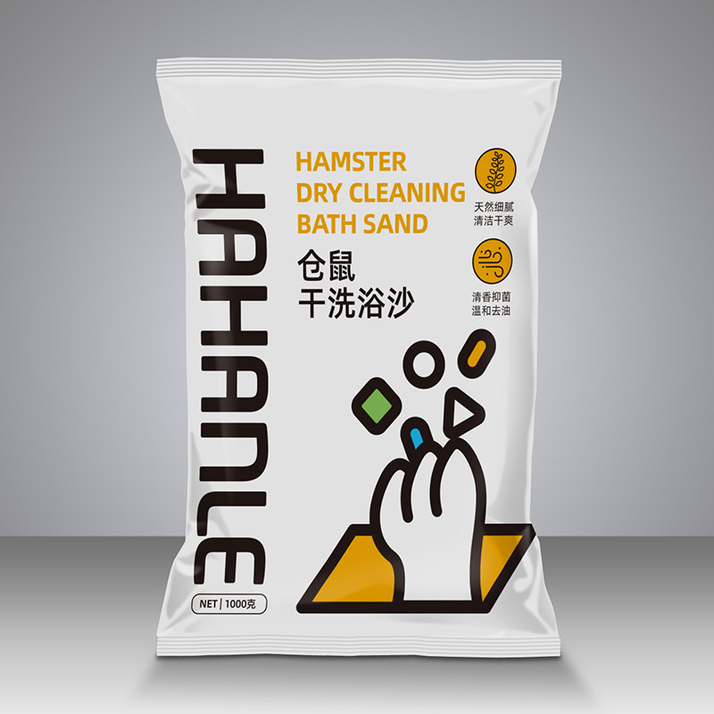 Hanle Hamster Bath Sand 1kg Small Pet Cleaning Totoro Bath Sand Hamster Cleaning Products Wholesale