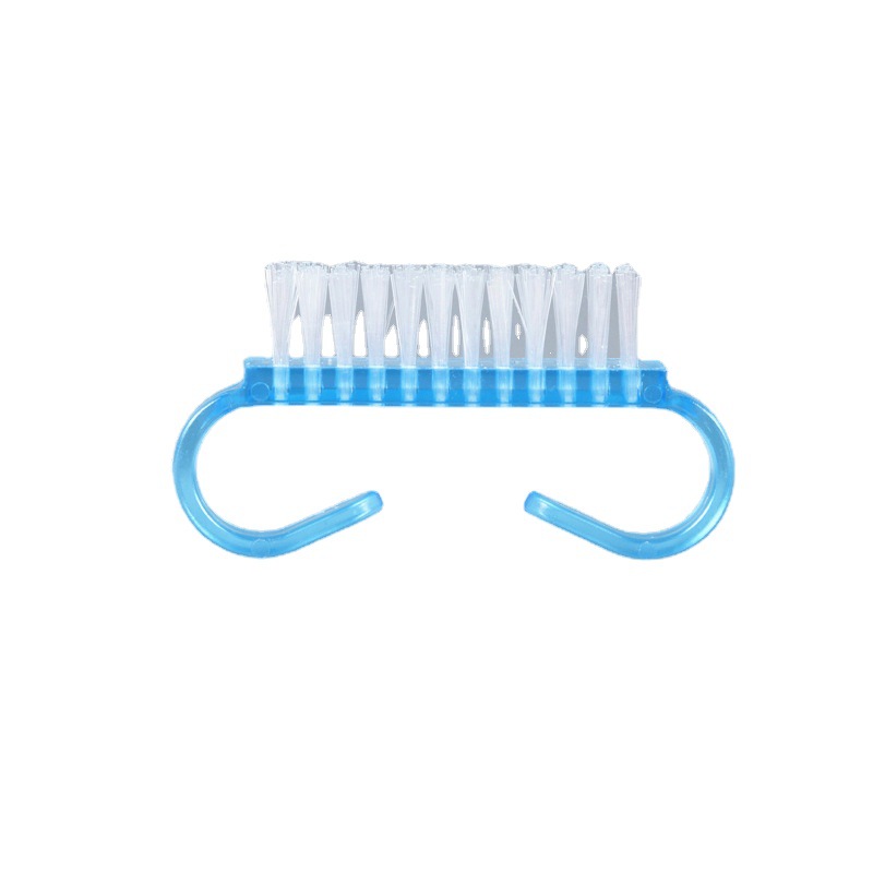 Manufacturers Supply Translucent Plastic Manicure Brush Small Horn Brush Horn Brush Nail Brush Wenwan Cleaning Tool