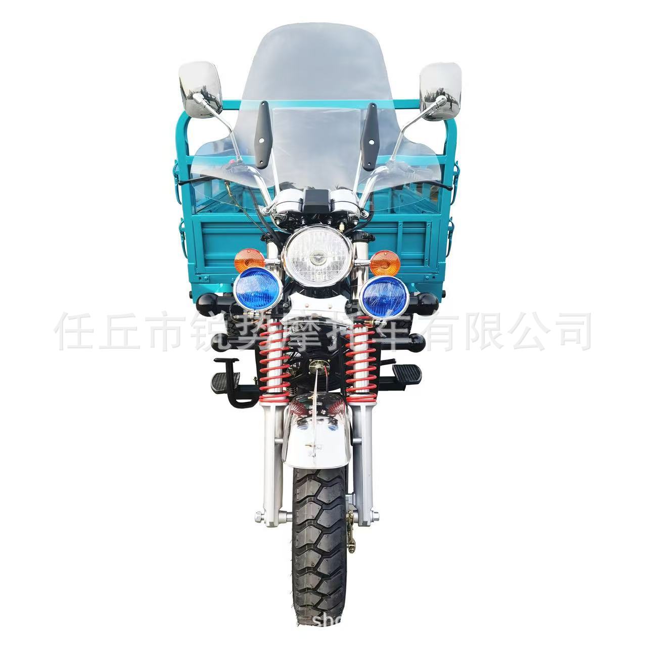 Africa's Best-Selling Three-Wheel Fuel Motorcycle Cargo Agricultural Dump Truck Gasoline Motorcycle Load King Cross-Border