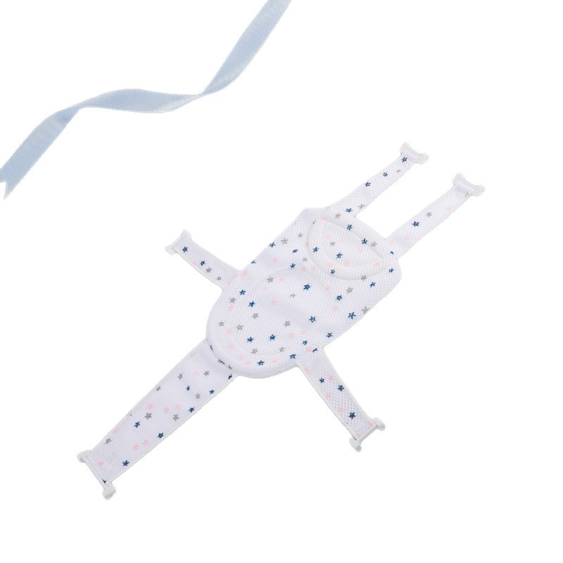 Ready Supply Stackable Baby Bath Chair Lying Support Breathable Non-Slip Newborn Bath Net 3D Baby Bath Net Bag