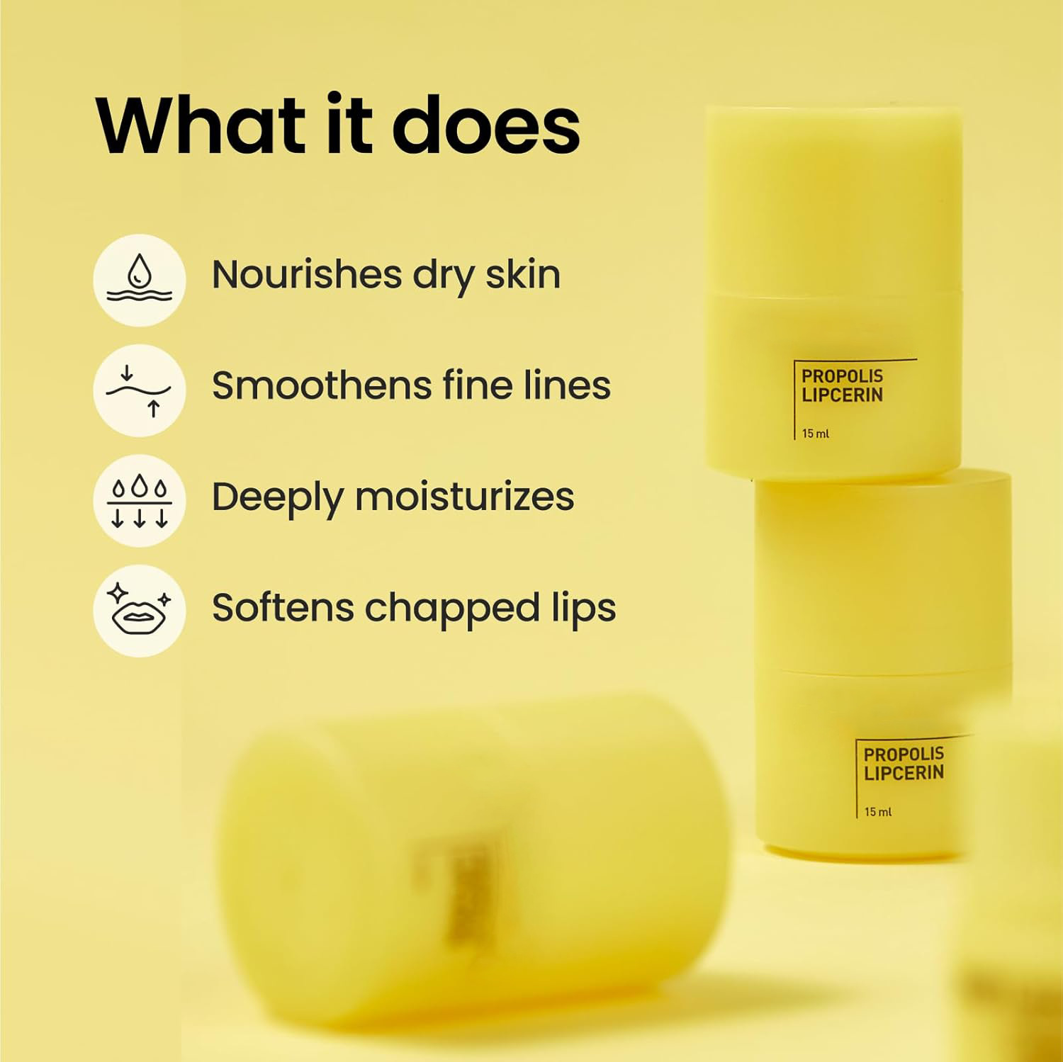Cross-Border Exclusive Honey Lip Butter Honey Lip Balm Moisturizing Firming Exfoliating Lip Care