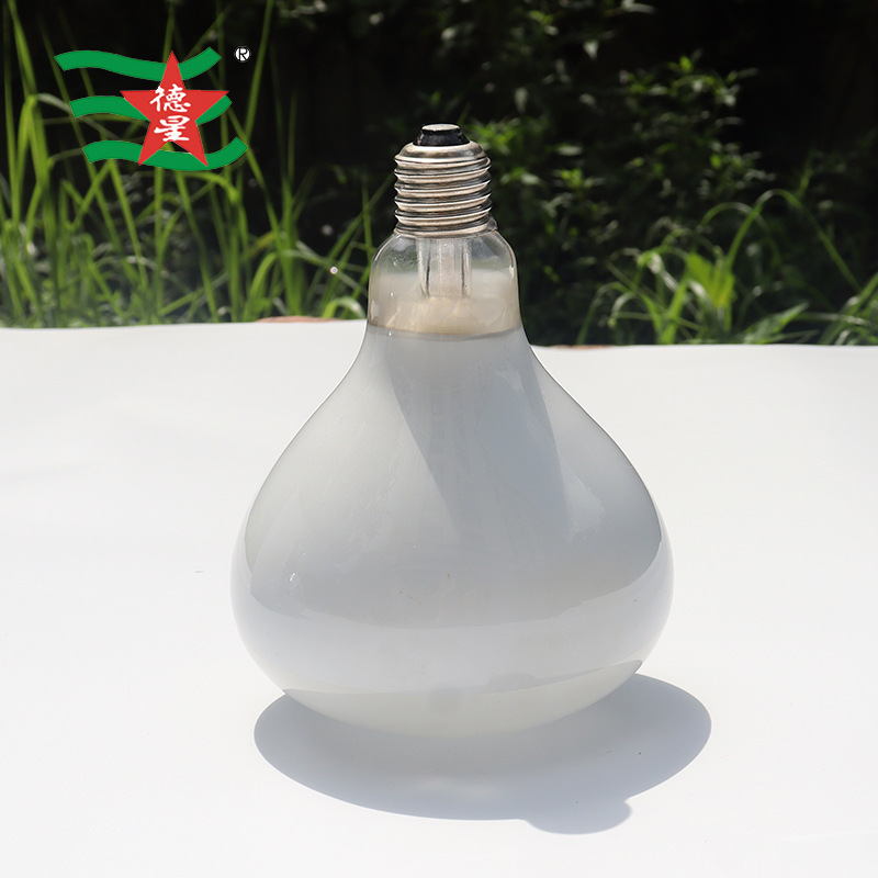 Infrared Heating Lamp R125 for Livestock Insulation, Custom-Made by the Manufacturer, with Internal Frosted Coating, Far-Infrared Heating Bulb
