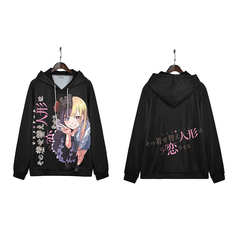 Dressing doll fall in love Xi duochuan Haimeng two-dimensional peripheral hooded autumn and winter fashion sweater coat