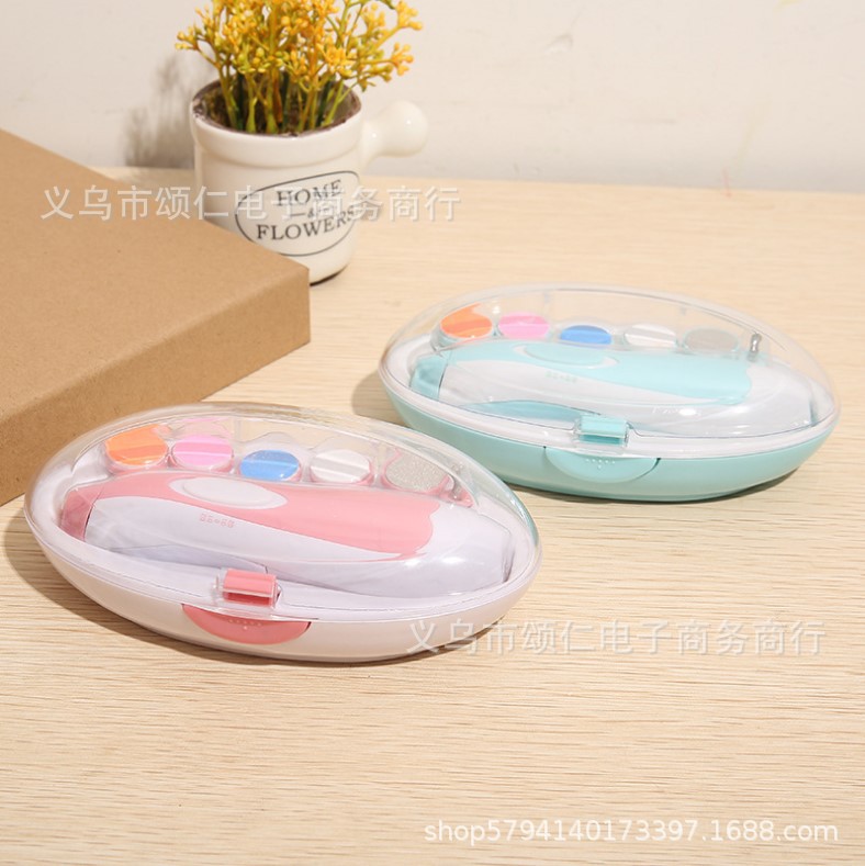 Cross-Border Baby Nail Polisher Six-In-One Electric Nail Polisher Hot Selling Care Baby Nail Clipper Children's Nail Polisher