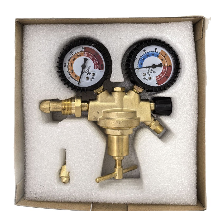 Foreign Trade Russian All-Copper High-Pressure Nitrogen G3/4 Pressure Reducer Pressure Relief Valve