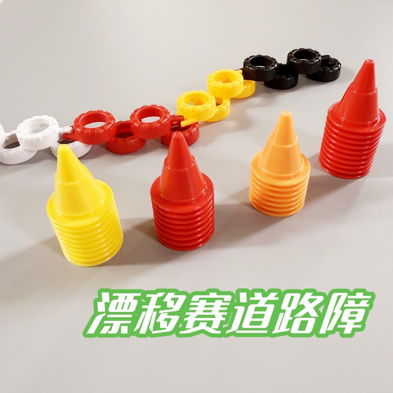 Гоночная трасса с радиоуправляемой машинкой, защитное ограждение, ведро для мороженого, игрушка-лошадка