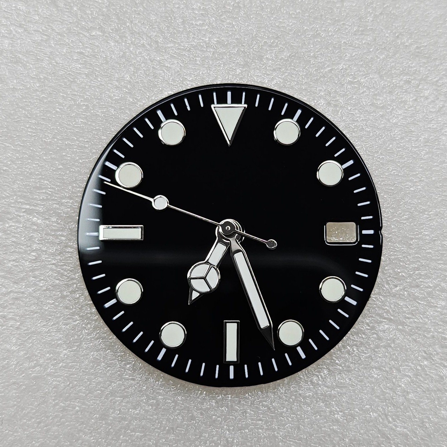 Watch Accessories No Mark 28.5mm Dial Sun Pattern Green Luminous Suitable for NH35,NH36,4R36 Movement