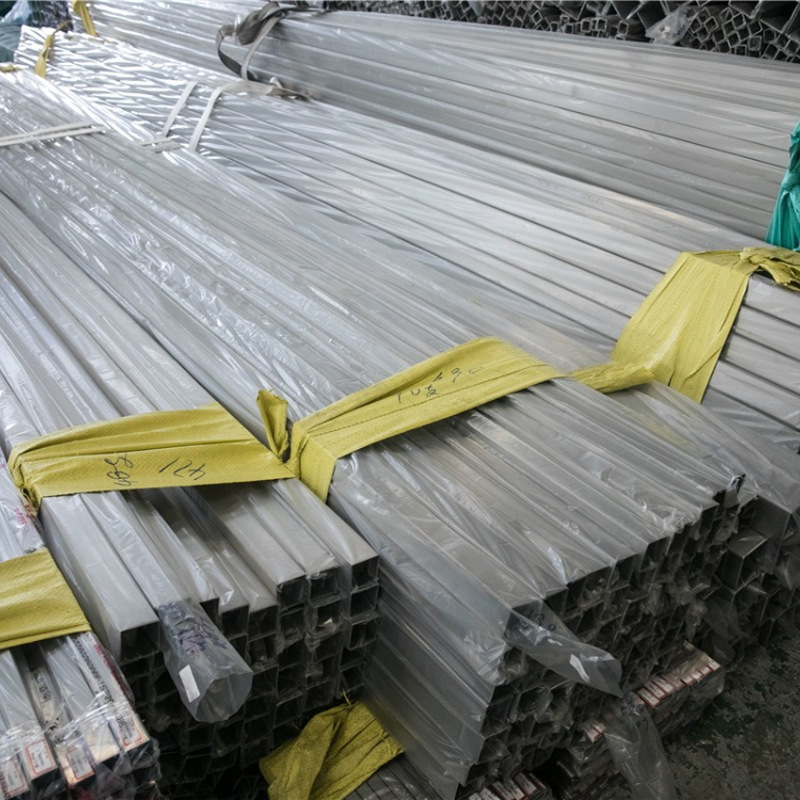 304 Stainless Steel Square Tube 316 Square Tube 201 Stainless Steel Square Tube Polished Brushed Stainless Steel Square Tube Hollow Tube