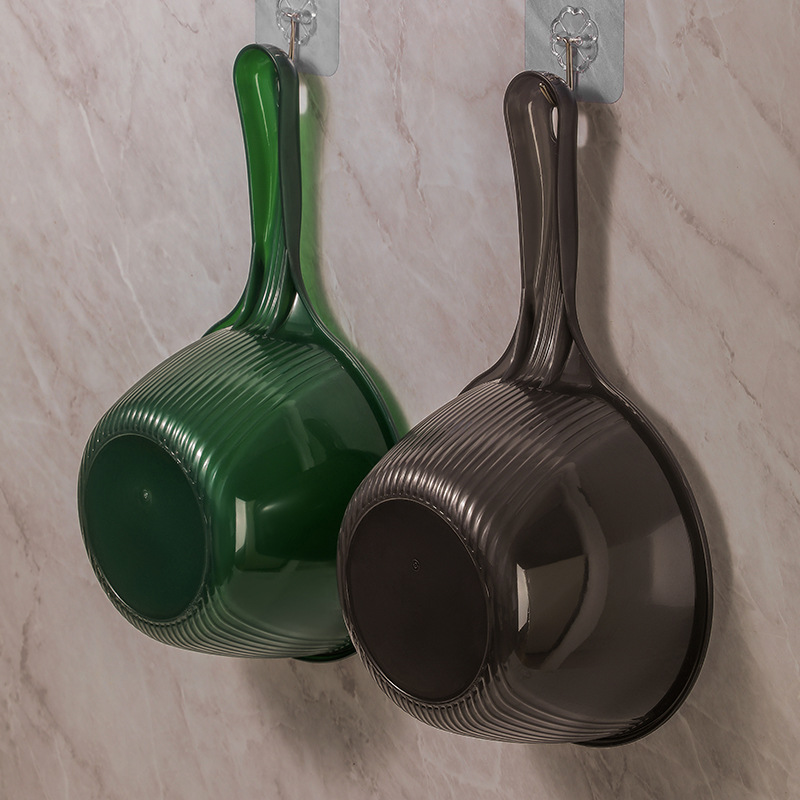 Ложка для воды с длинной ручкой, толстая, пластиковая, прозрачная, для кухни