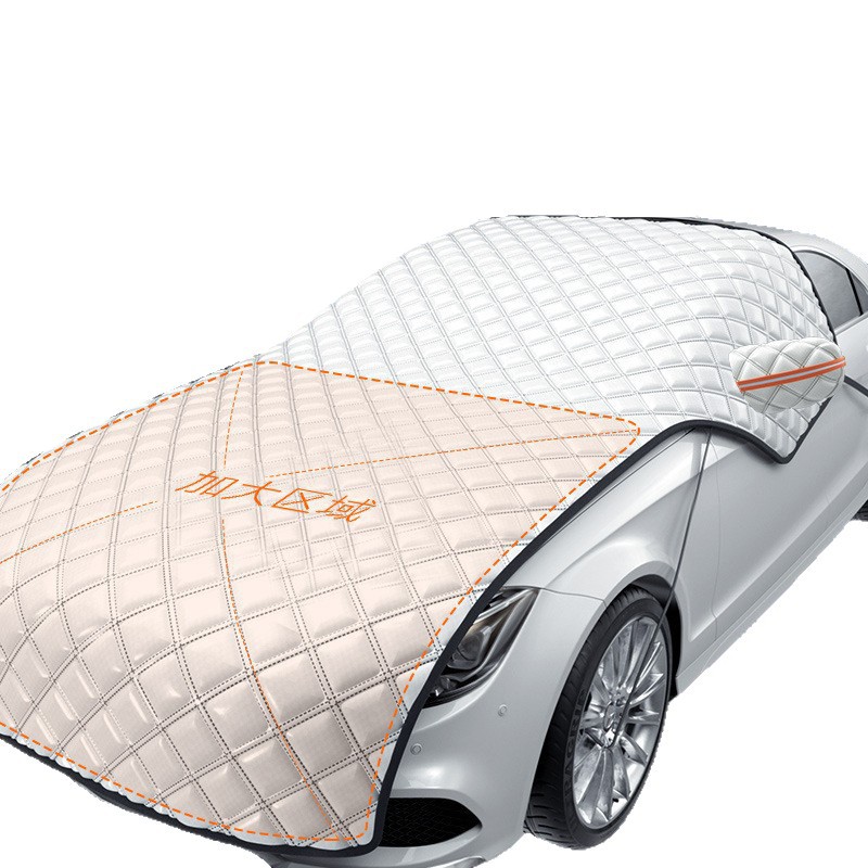 Car Snow Shield Front Windshield Snow Cover Antifreeze Cover Frost Cover Engine Hood Winter Garment Fabric Thickened