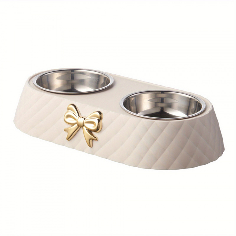 Pet Bowl Stainless Steel Dog Water and Food Bowl with Anti-Spill Feature