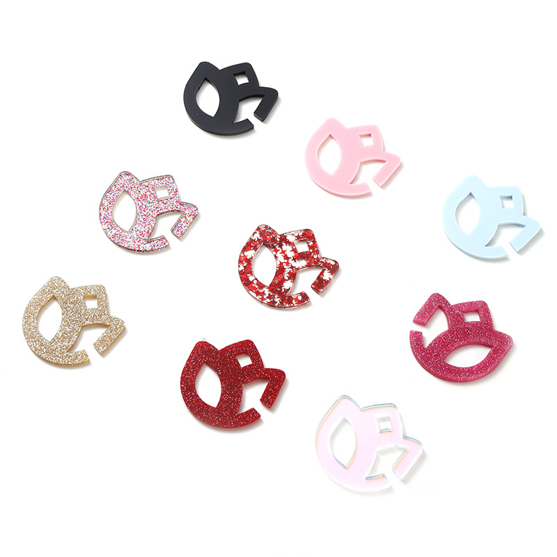 Tx Cross-Border Acrylic Wine Glass Inserts Valentine's Day Mother's Day Party Goblet Pendants Decorative Home Accessories