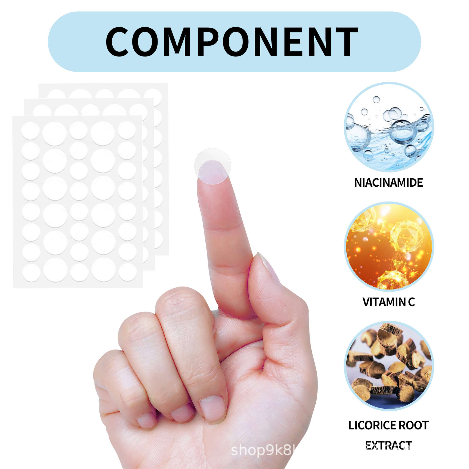 Cross-border in stock acne stickers 36 acne stickers foreign trade workers waterproof Amazon foreign trade acne concealer stickers