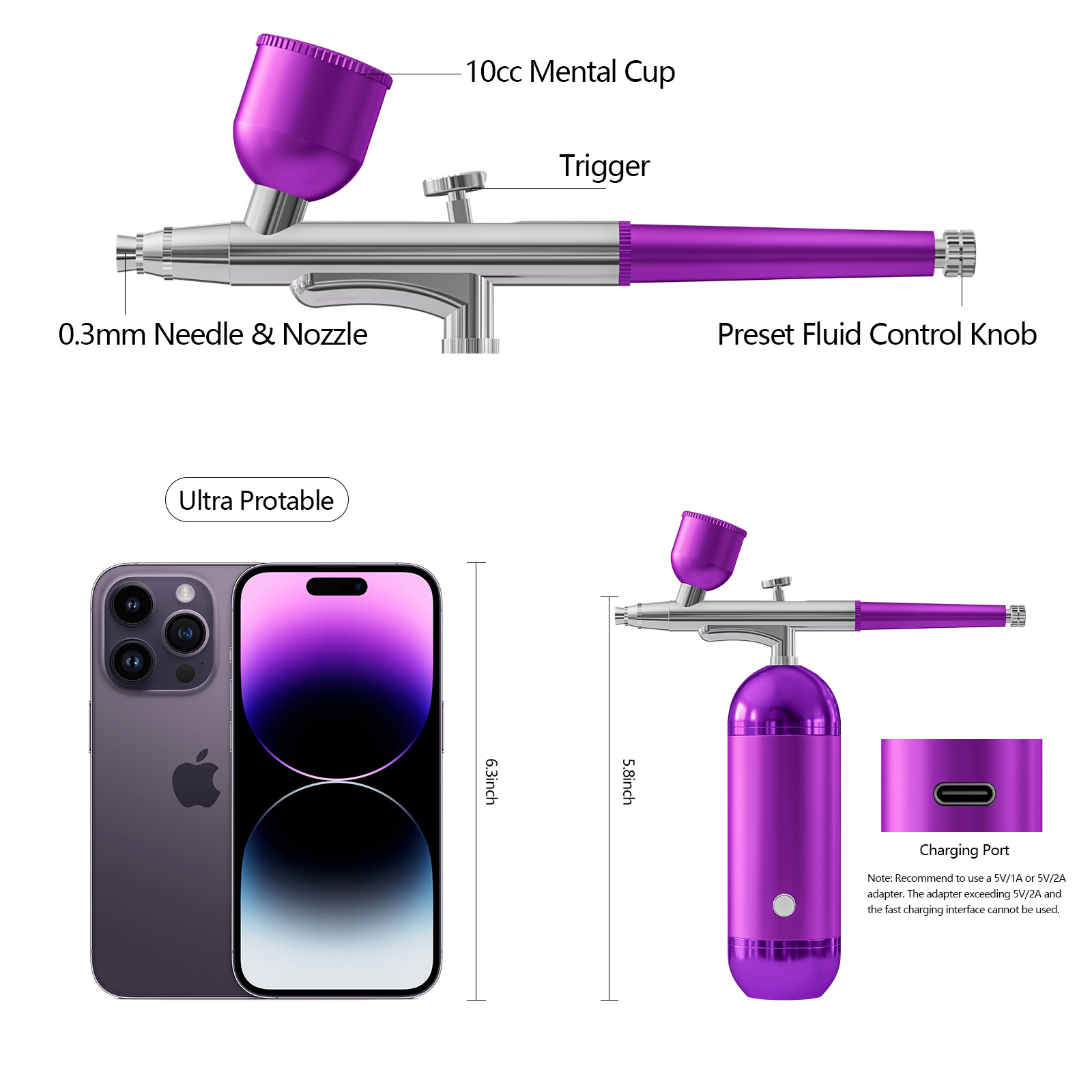 Oxygen Injection Instrument, Household Hydration Instrument, Nano Sprayer, Beauty Instrument, Spray Gun, Beauty Salon Oxygen Injection Beauty Hydration Instrument