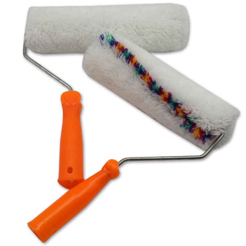 Cotton Roller Brush 6/8/9/ 10inch for Paint, Latex Paint, Coating Roller Brush, No Dead Corners, Anti-Drip, Popular Tool