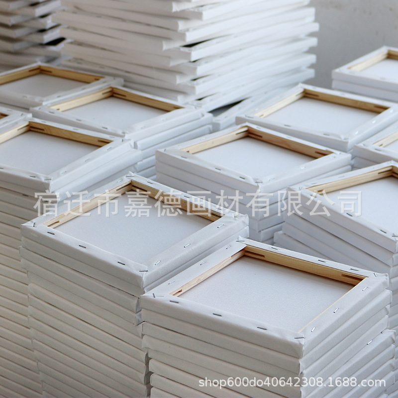 Factory wholesale oil painting frame cotton canvas canvas frame round shaped propylene gouache painting oil painting board canvas frame