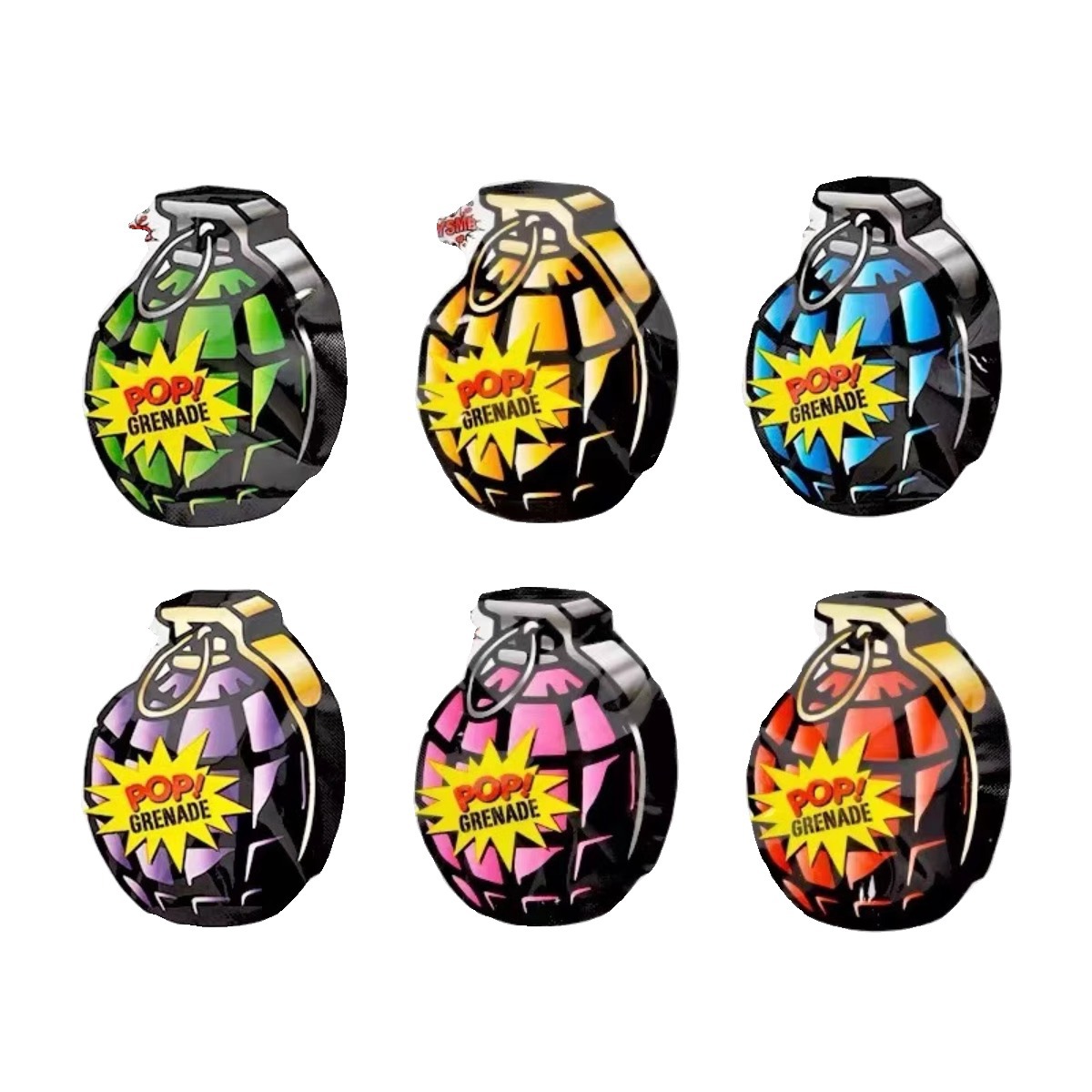 Simulation of self-destructing grenade small explosive bag can be exploded toy network red automatic inflatable falling cannon trick decompression firecracker egg