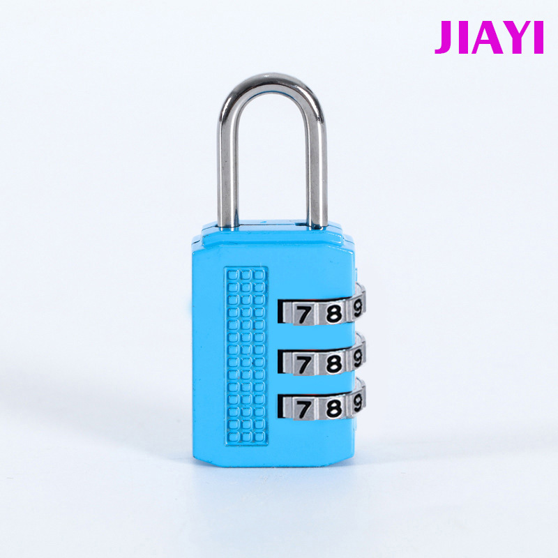Small password lock zinc alloy password padlock dormitory cabinet luggage password lock head bag backpack password lock factory