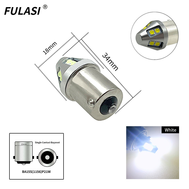 New Car Led High Brightness Constant Current Wide Voltage 3030 10Smd 1157 Brake Light 1156 Turn Signal Reversing Light