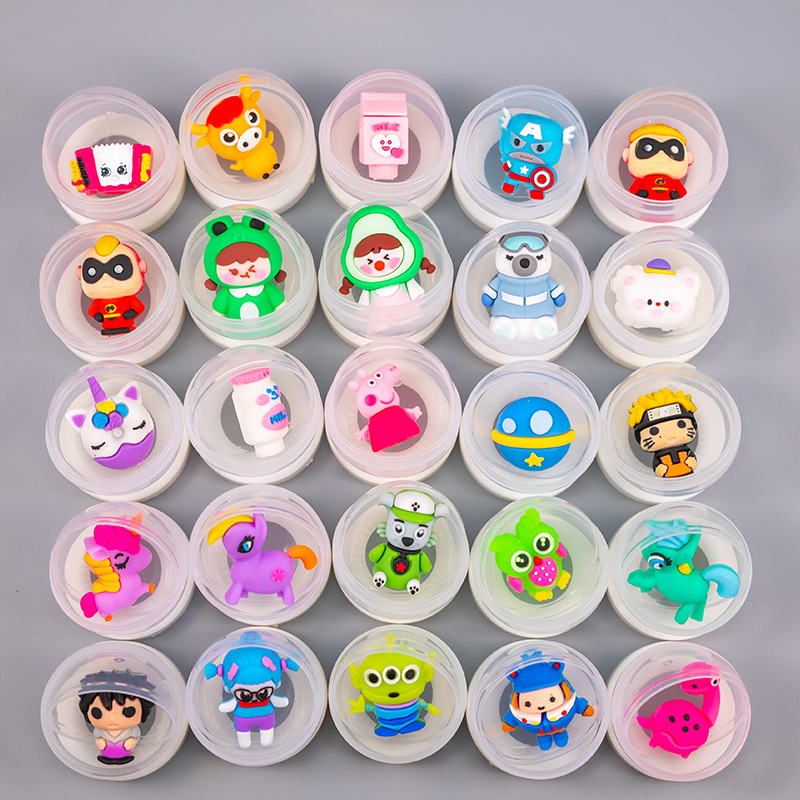 45mm pencil head doll twisted egg 4.5cm small size twisted egg ball 2 yuan twisted egg machine ball candy machine blind box toy egg