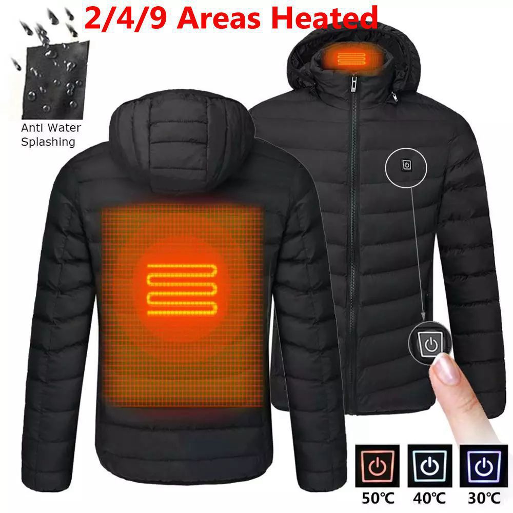 Cross-border for winter intelligent electric heating clothing heating jacket constant temperature cotton-padded jacket USB heating constant temperature cotton-padded jacket men and women