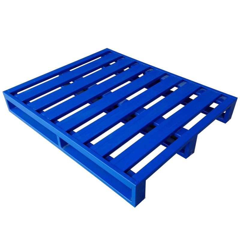Steel Forklift Pallet Heavy-Duty Galvanized Pallet Industrial Iron Pallet Shelf Pallet Warehouse Thickened Iron Pallet