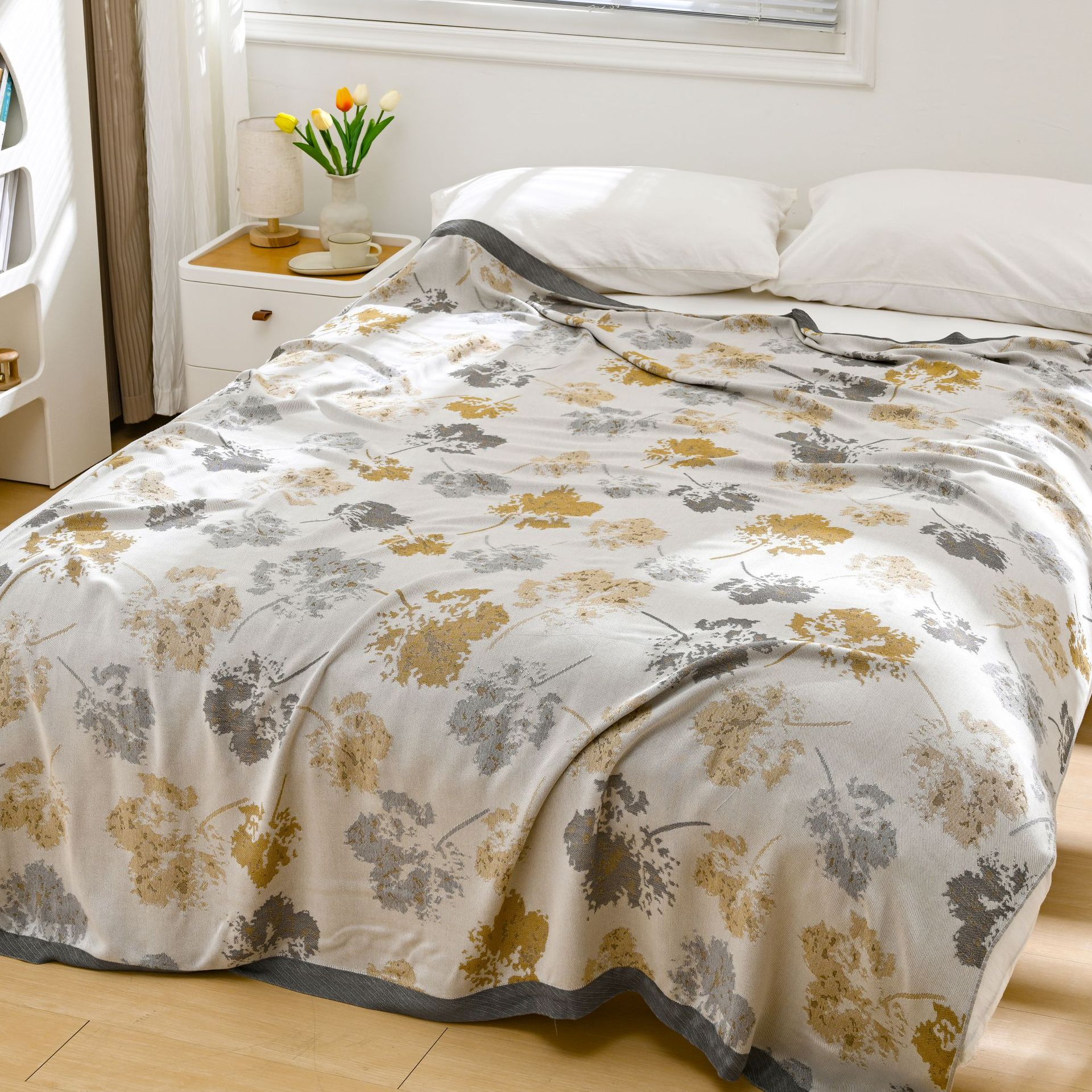 Бамбуковый волокно Плед Охлаждающий эффект Ледяной шелк Плед для детей Плед Полотенце Плед для взрослых Плед для кондиционера Офисный сон