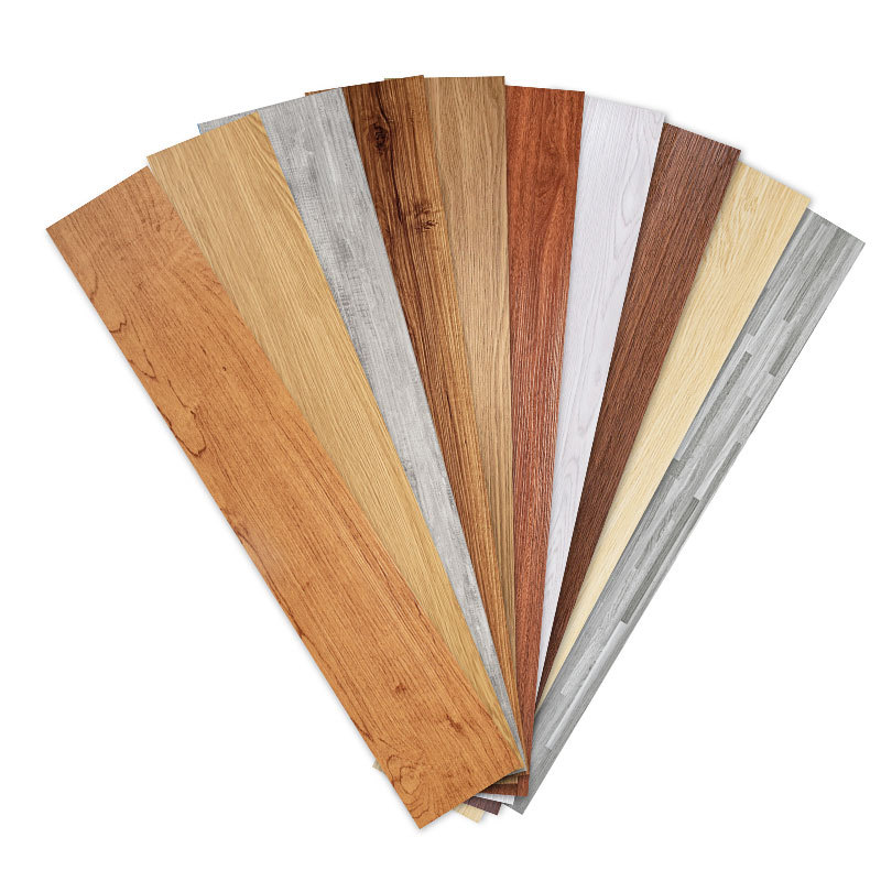 Self-Adhesive Pvc Wood Grain Floor Waterproof and Wear-Resistant Balcony Bathroom Bathroom Floor Stickers Home Kitchen Floor Stickers