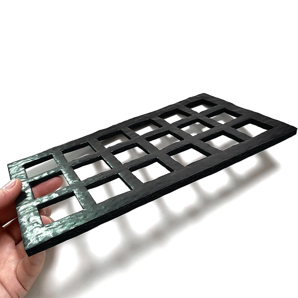 Food-Grade Chocolate Paper Pad Three-Layer Black Chocolate Gift Box Packaging Shock-Proof and Moisture-Proof Paper Pad Honeycomb Paper Pad