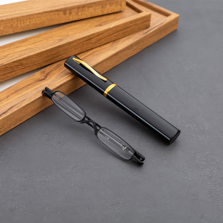 Мини-держатель для очков, портативные очки с высоким разрешением, ультралегкие, для пожилых, пружинная оправа, оптовая продажа