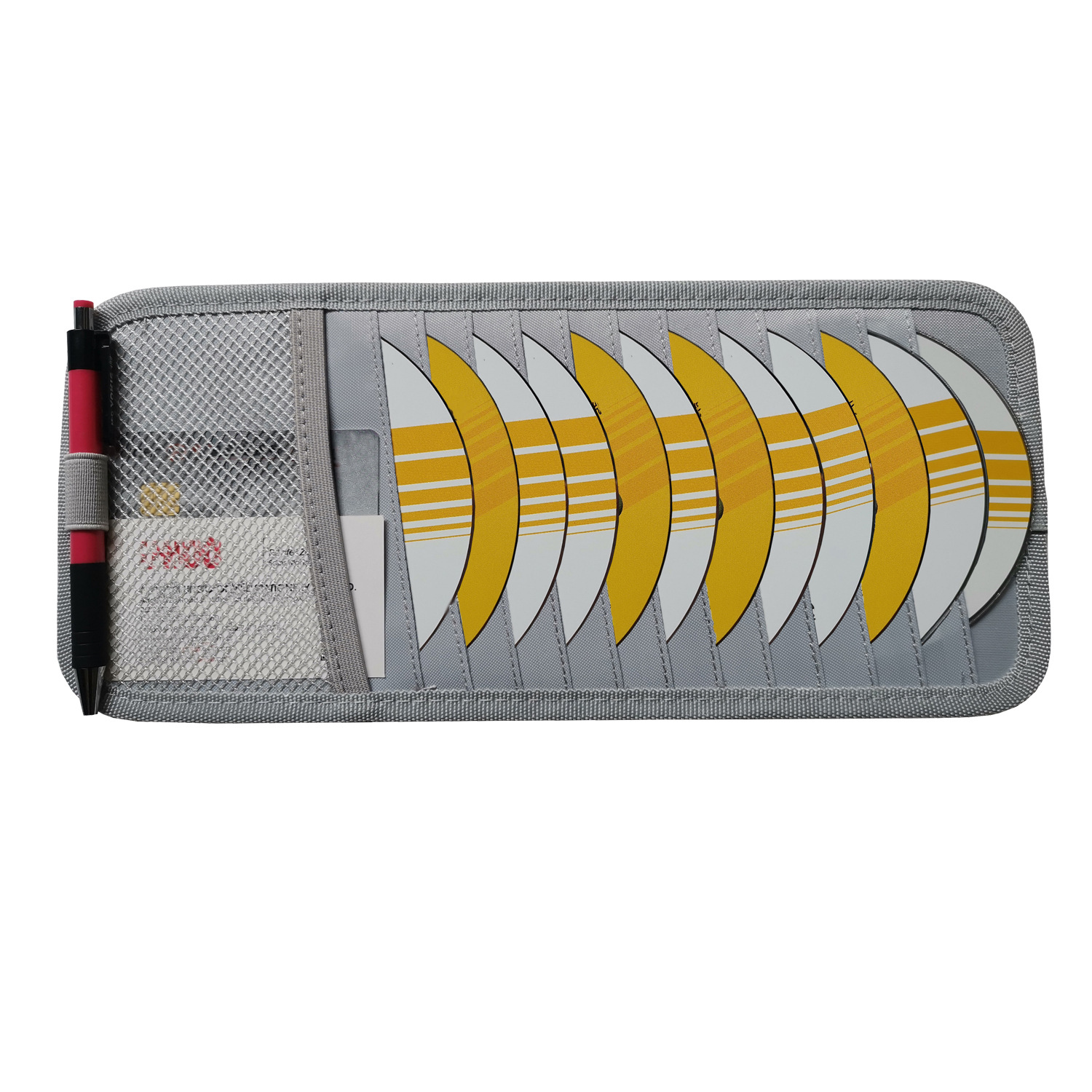 Car Storage Clip Cd Bag Sun Visor Card Bag Cd Bag Storage Bag Car Cd Case Holder