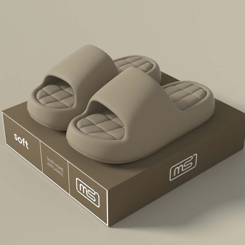 Женские домашние сандалии и тапочки Eva с толстой подошвой для лета, мягкие для ванной, для пар