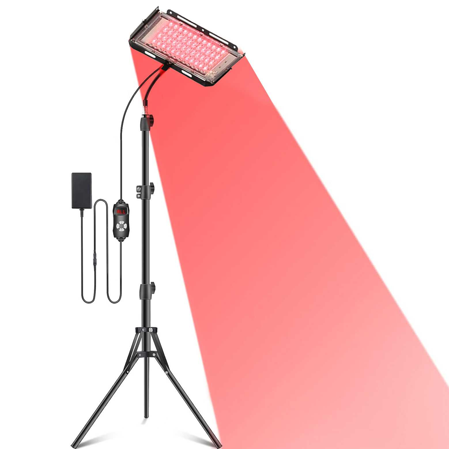 Amazon's Best-Selling 96-Bead Infrared Physiotherapy Lamp Timed Dimming Segmented Pulse Floor-Standing Tripod Beauty Lamp