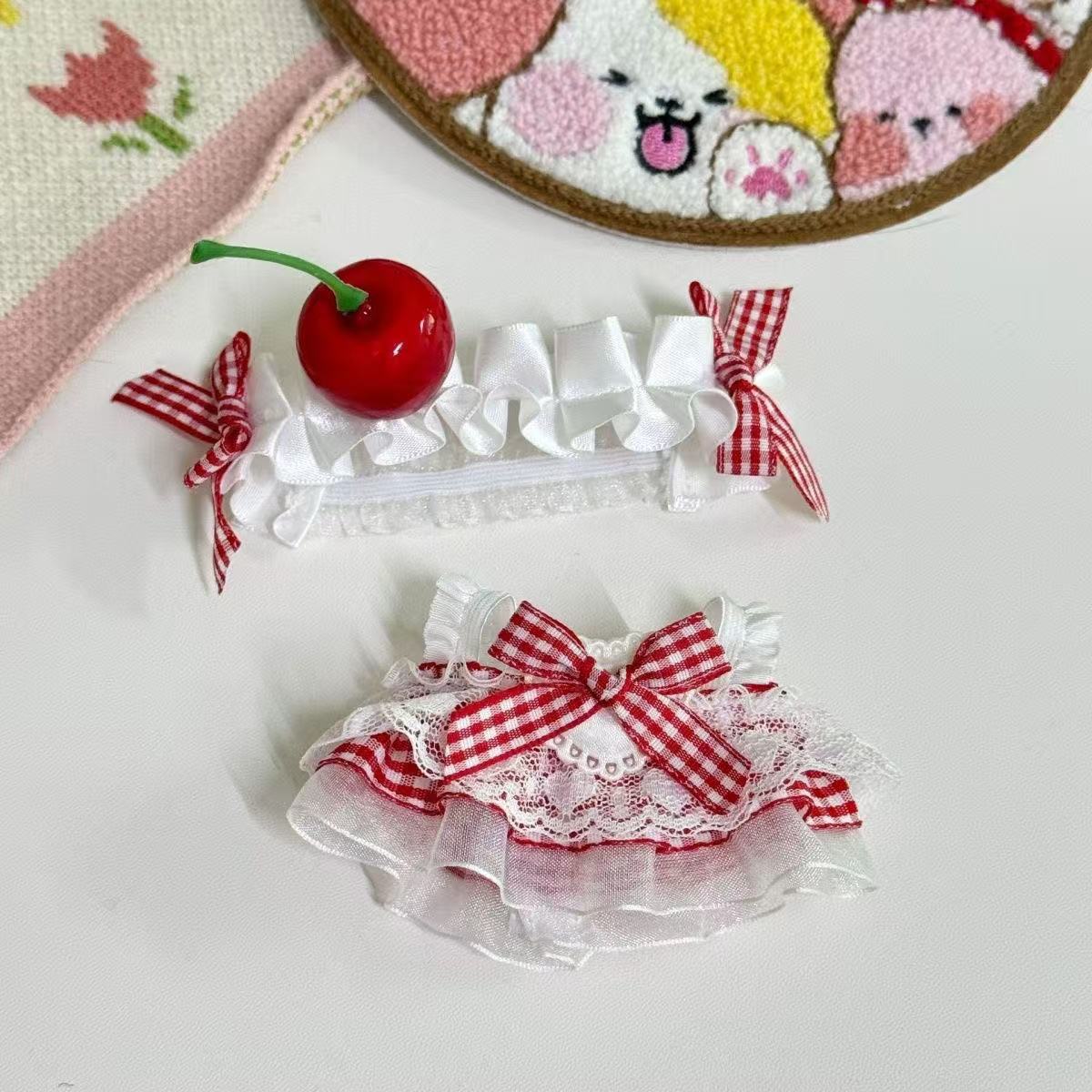 Moldy Cake Baby Clothes Sp Third Generation Sleepless Theater Clothes Cute Cherry 10 Set Vinyl Doll Accessories