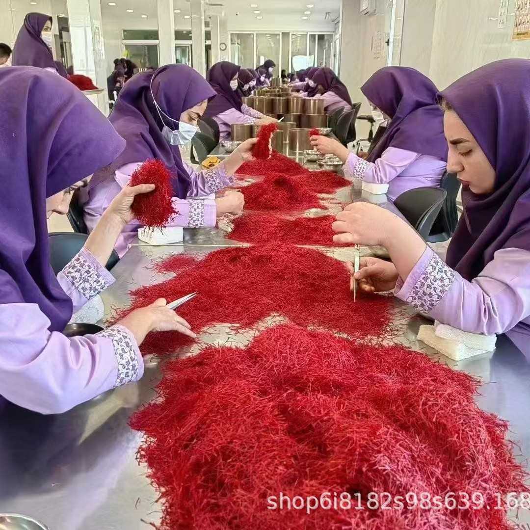 Saffron First Crop Premium Iranian Saffron Long Strands in Stock for Dropshipping