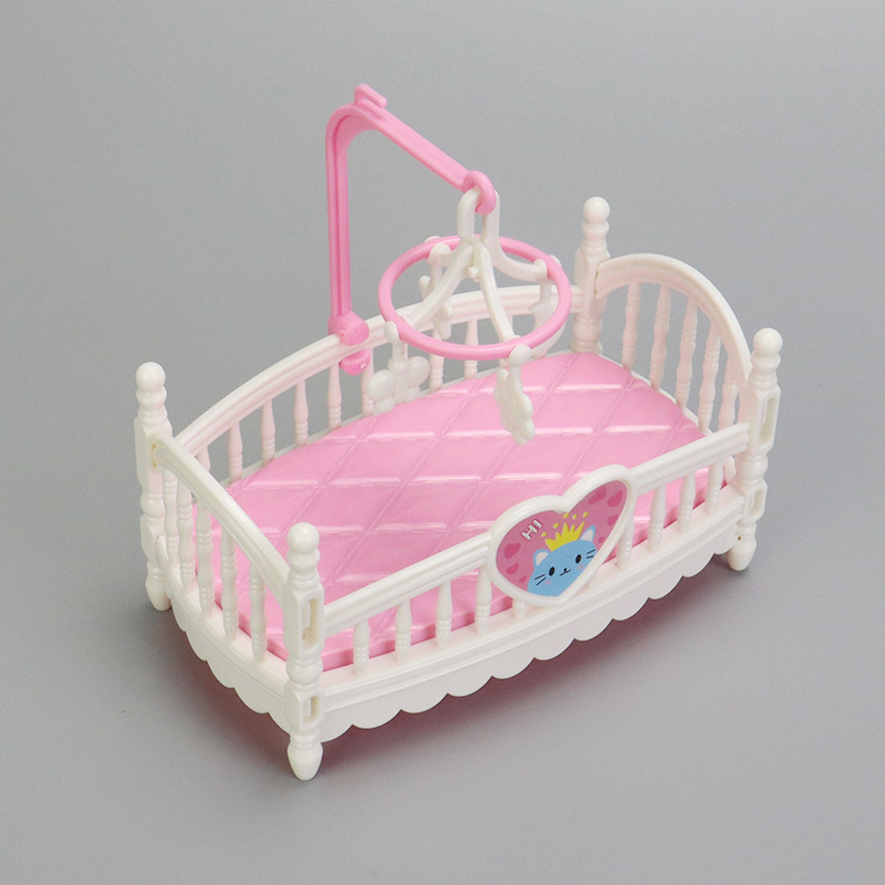 ins doll house baby bed mini furniture bedroom furniture micro model play house cartoon small ornaments