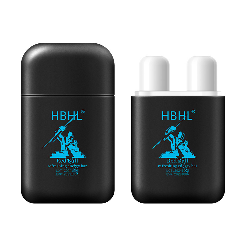 Tk Cross-Border Popular English Double-Hole Nasal Suction Stick, Energetic and Refreshing Energy Stick, Fatigue Refreshing and Refreshing Oil Nasal Stick