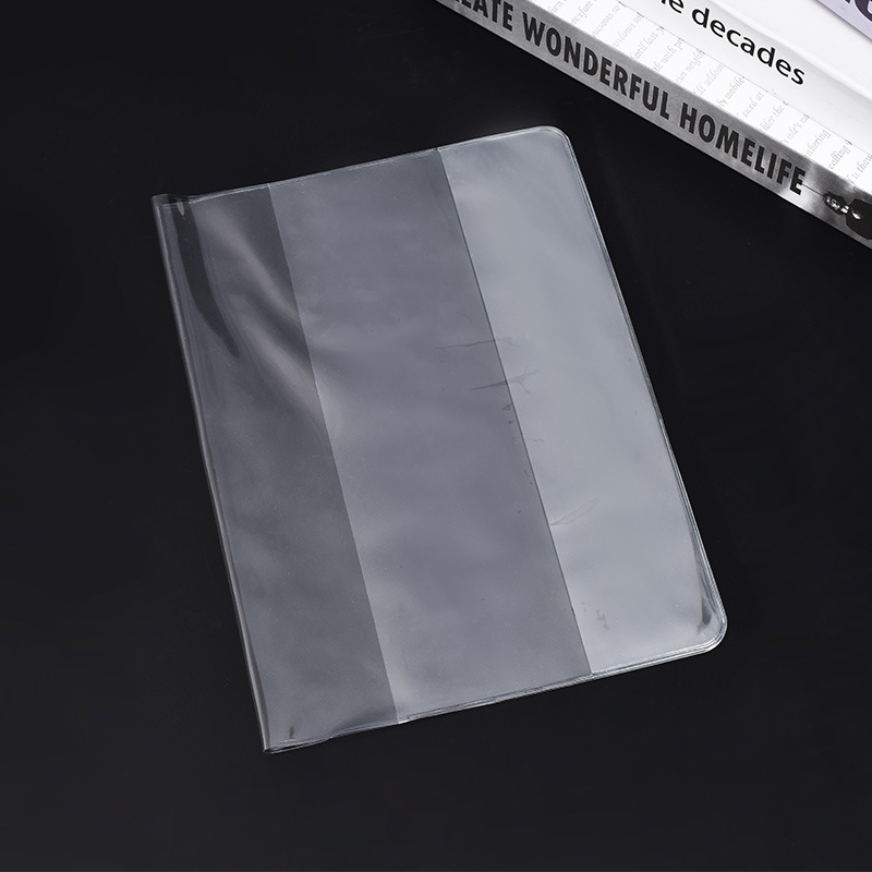 New Pvc Book Cover Customized A6A5 Transparent Primary School Student Book Protective Cover Color Printing Customized Logo Book Cover Book Cover