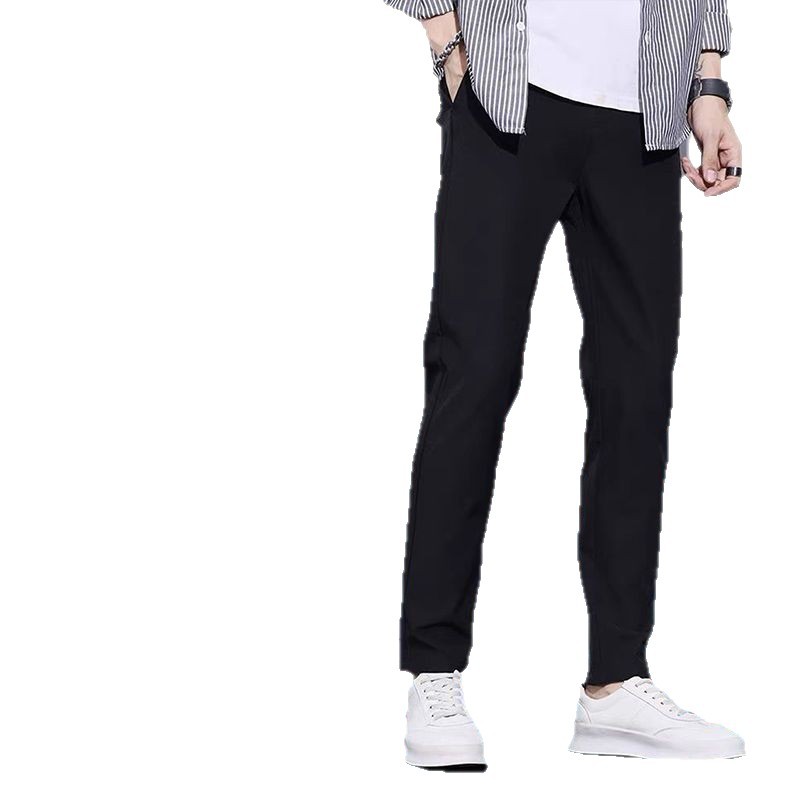 [Six-Proof Technology] New Winter Windproof Pants for Men, Fleece-Lined Casual Pants, Windproof and Cold-Proof Cross-Border Large Size Customization