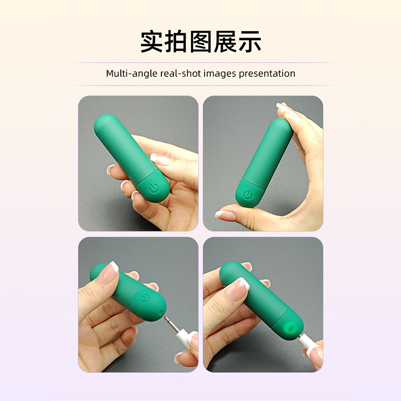 Unisex cross-border hot-selling waterproof USB fast charging 10-position vibration mini vibration massager color box packaging