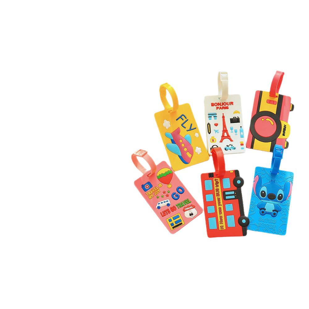 Customized Pvc Luggage Tag, Soft Silicone Name Tag, Id Logo Boarding Pass, Picture Card Holder, Work Card Customization