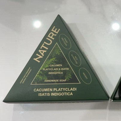 Фабрика Семь Зеленых Тот же стиль Английская версия Шампунь-соap из листьев Платикладуса Шампунь Трава Усмана Sevengreenso