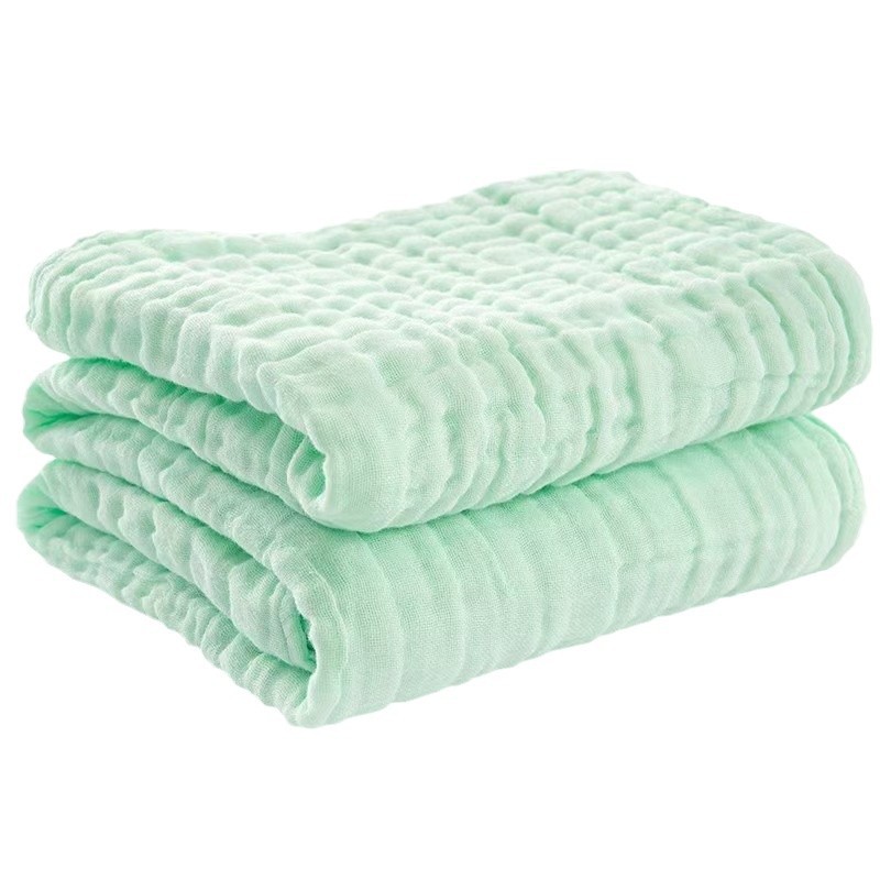 Newborn Baby Gauze Bath Towel 6 Layer Cotton Yarn Super Soft Absorbent Children's Cover Blanket Class A Cotton Thickened Children's Quilt Wholesale
