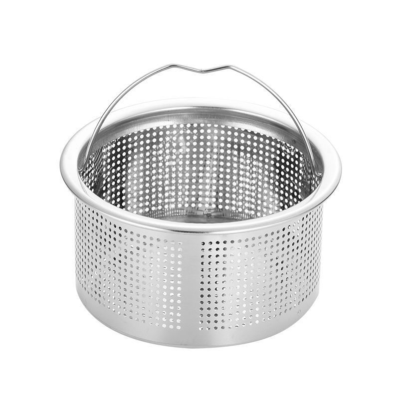 304 floor drain filter net vegetable basin stainless steel handle drain net pool hair sewer anti-blocking deodorant floor drain