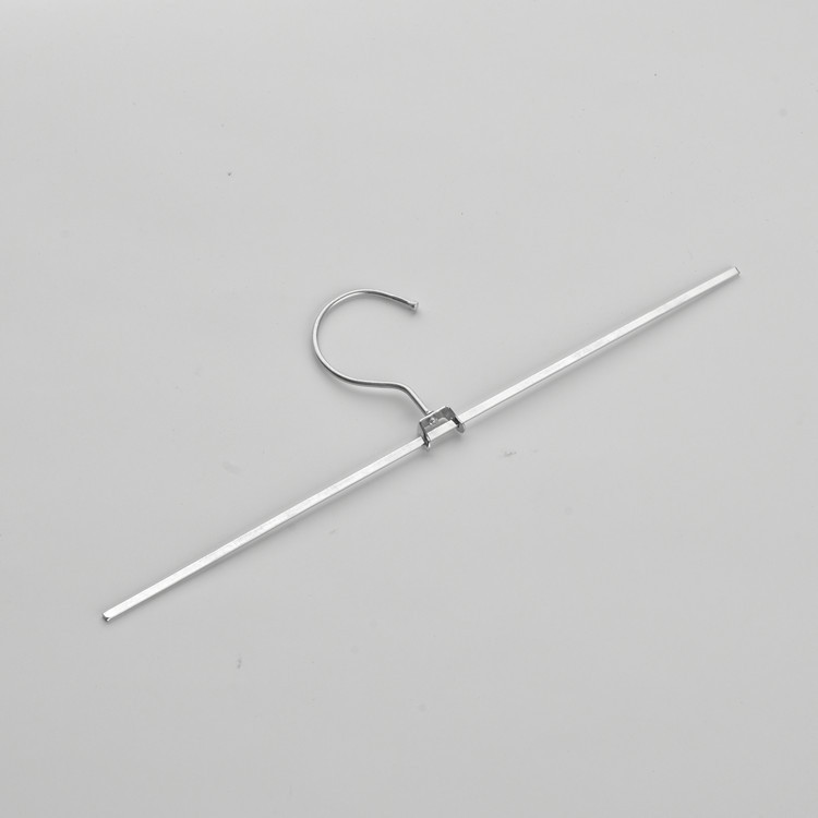 Storage Bag Dustproof Bag Hook Cloth Bag Horizontal Rod Straight Rod Hook Accessory Hook Metal Stainless Steel Pants Clip Rod Curved