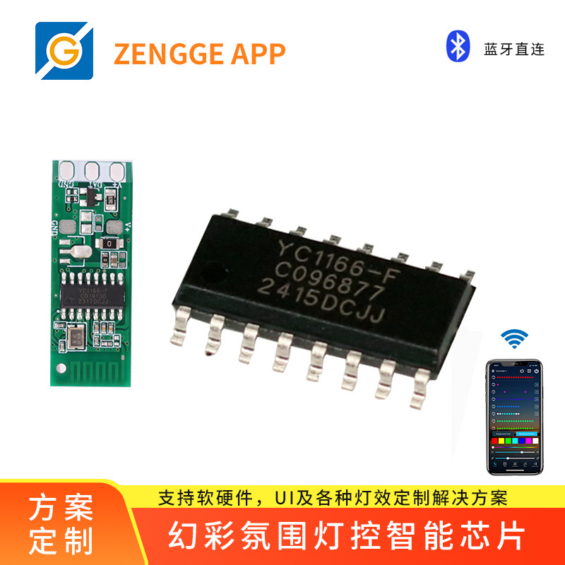 индивидуальное решение Wifi Bluetooth волшебной светодиодной ленты Ic с встроенной прошивкой диммируемый смарт-чип пульт дистанционного управления приложения