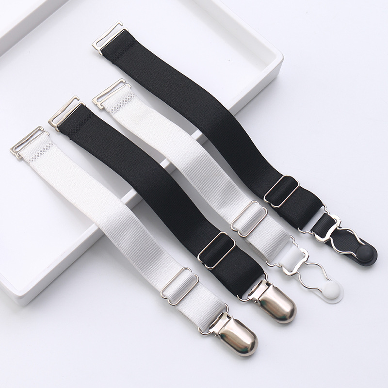 Cross-Border Multifunctional Garter Belt Lace Sling Anti-Slip Elastic Band Stockings Buckle Duckbill Buckle Binding Belt